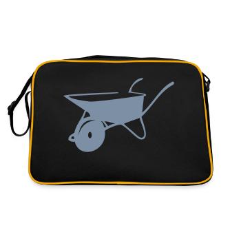 cart - Retro Bag - black/gold - Back