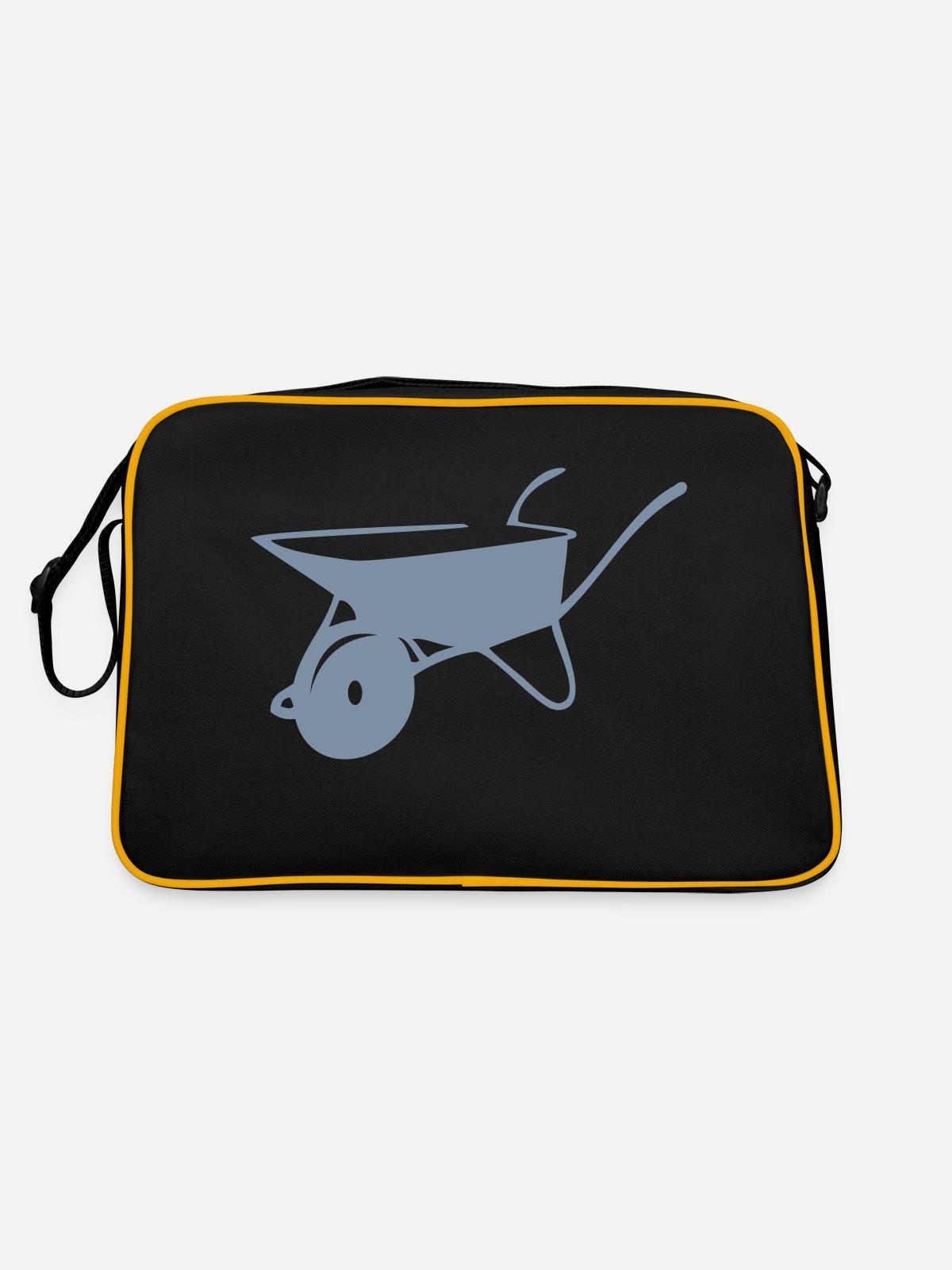 panier - Sac Retro - noir/or - Dos