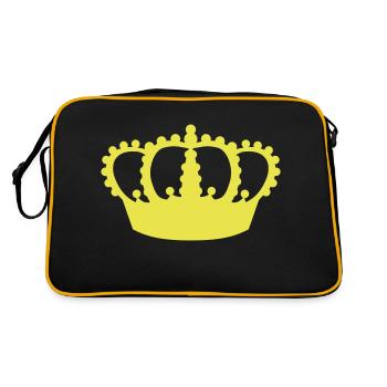 couronne - Sac Retro - noir/or - Dos
