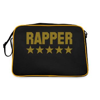 rapper 5 star - Retro Bag - black/gold - Back