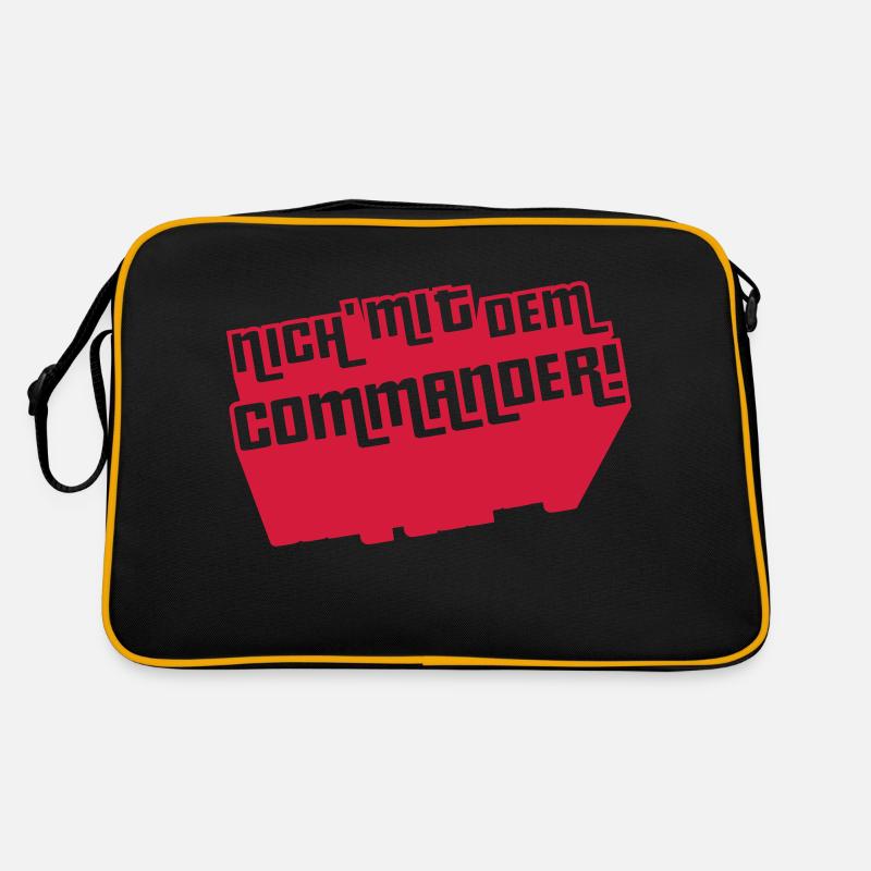Nich' mit dem Commander! Retro Tasche