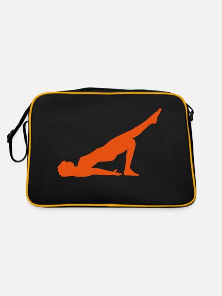 2541614 15809713 yoga - Sac Retro - noir/or - Dos