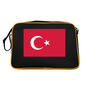 turkey - Sac Retro - noir/or - Dos