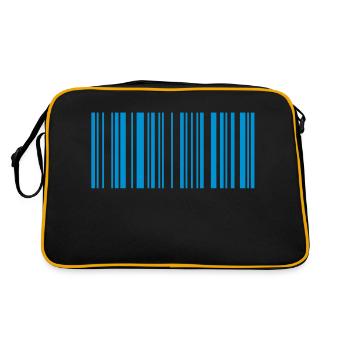 BARCODE JULIA - Retro Tasche - Schwarz/Gold - Hinten