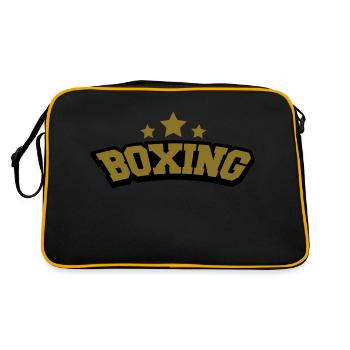 Boxing - Sac Retro - noir/or - Dos