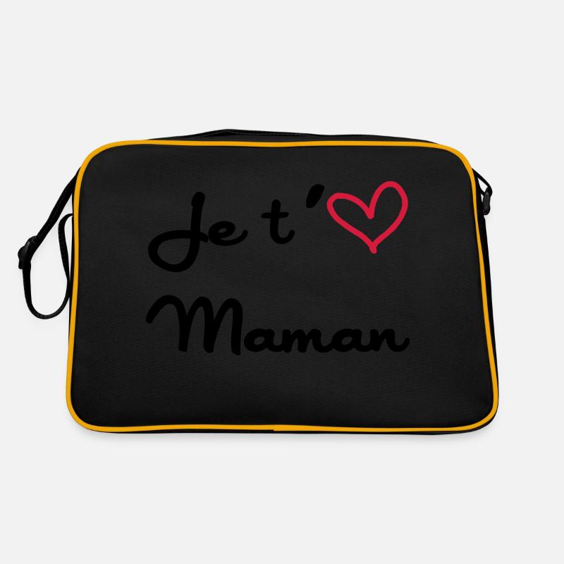 Je t'aime Maman Sac Retro