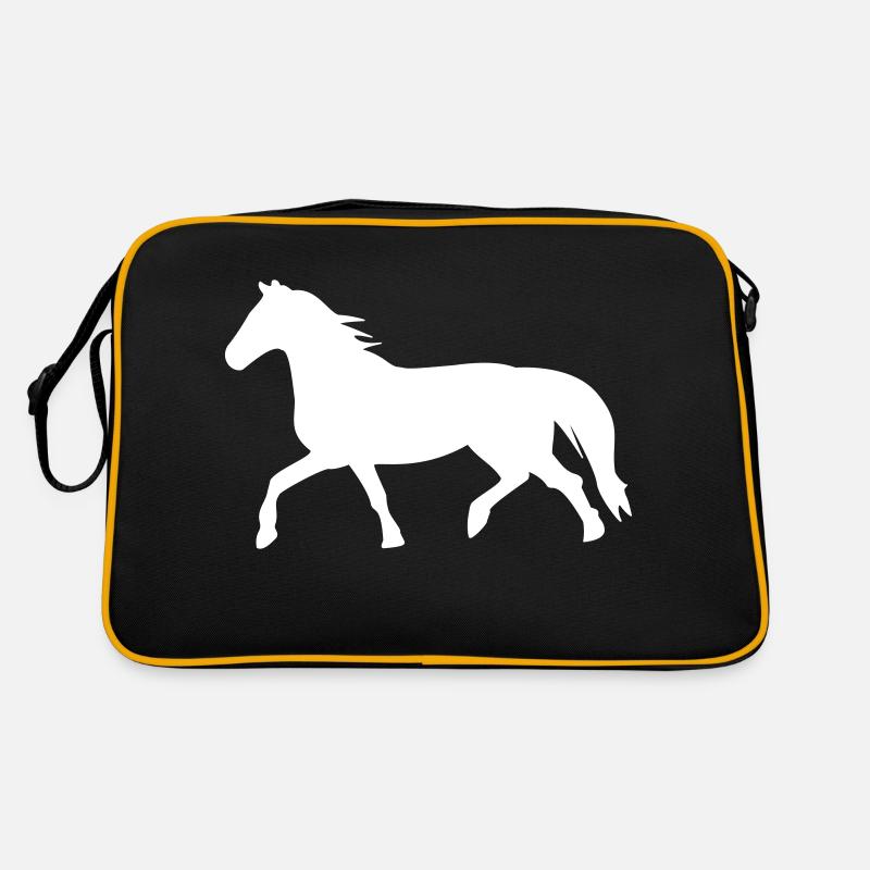 cheval - Sac Retro - noir/or