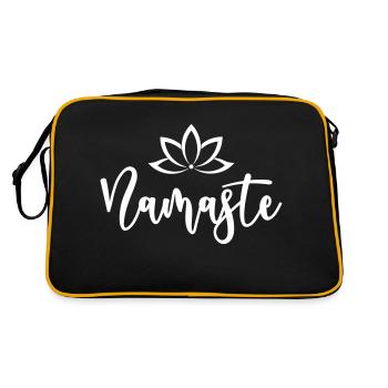 Namaste - Sac Retro - noir/or - Dos