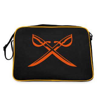 epee sabre croise 24062 - Sac Retro - noir/or - Dos