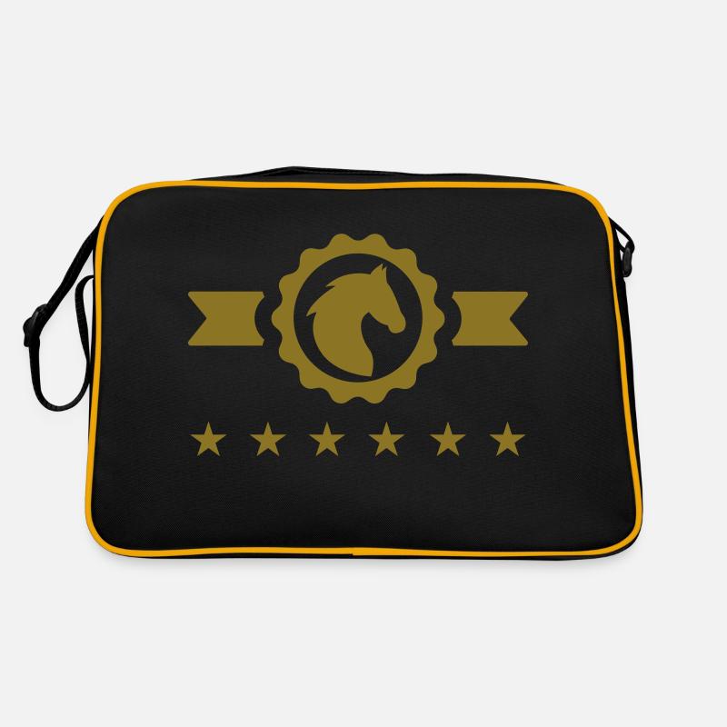 Equitation / Cheval / Cavalier / Equestre Sac Retro