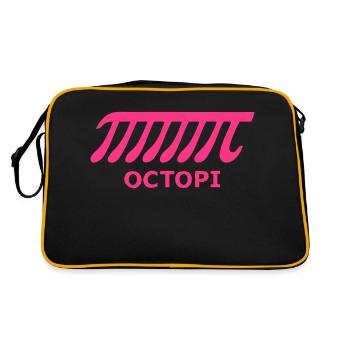 Octopi - Retro Bag - black/gold - Back