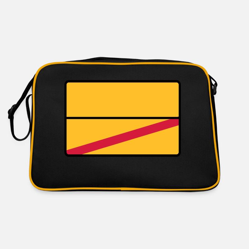 Place name sign blank - fill in yourself! Retro Bag