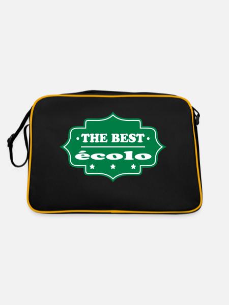 THE BEST écolo - Sac Retro - noir/or - Dos