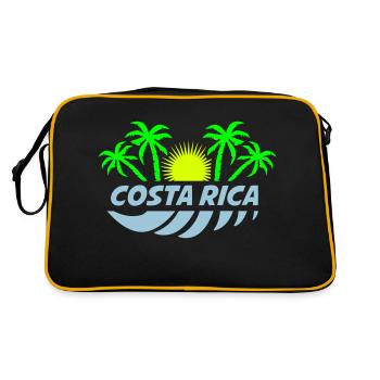 Costa Rica - Retro Bag - black/gold - Back