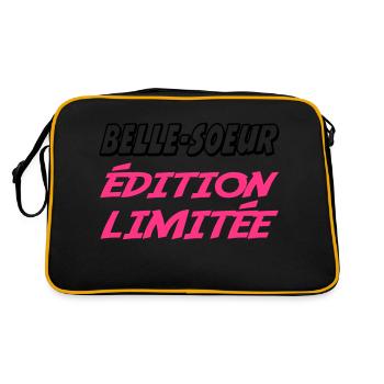 BELLE SOEUR limited edition - Retro Bag - black/gold - Back