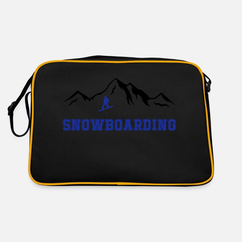 Snowboarding Retro Tasche