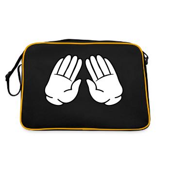 Mains de bande dessinée 02 - Sac Retro - noir/or - Dos