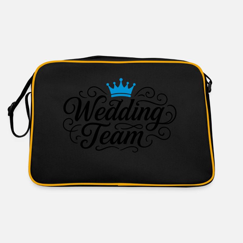 Wedding Team Hochzeit Retro Tasche