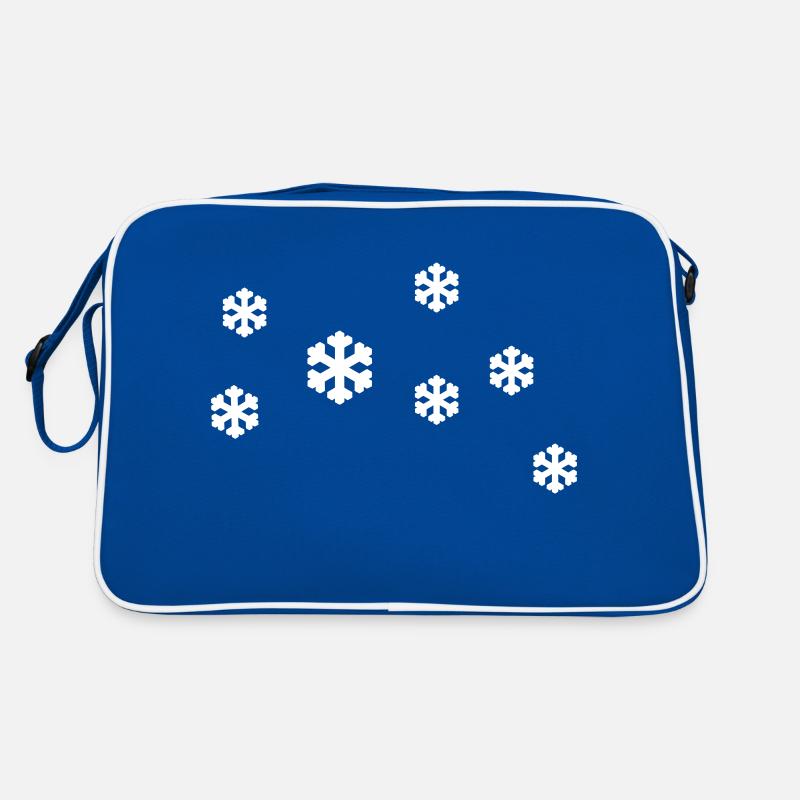 snow crystals Retro Bag