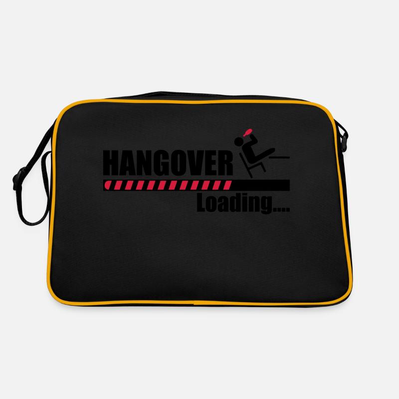 Hangover loading - gueule de bois - alcool humour Sac Retro