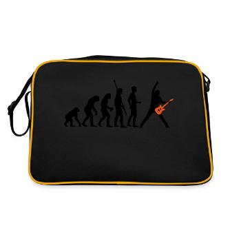 evolution_guitar_a_2c - Retro Bag - black/gold - Back