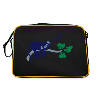 sleeping_monkey - Sac Retro - noir/or - Dos