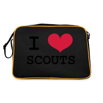 I Love Scouts - Sac Retro - noir/or - Dos