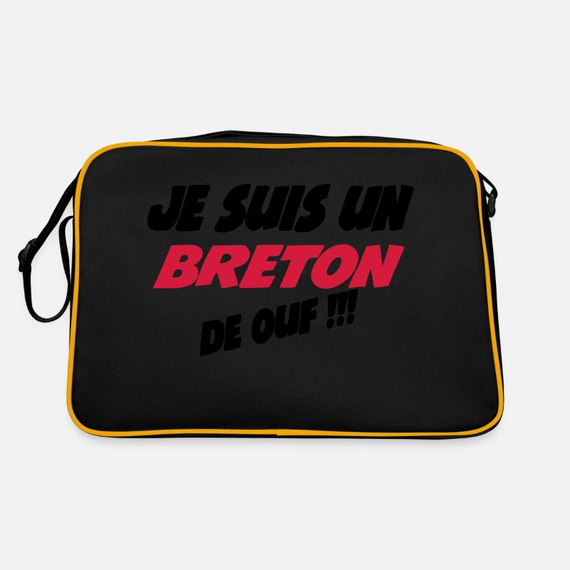 Je suis un breton de ouf !!! Sac Retro