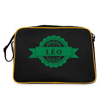 Léo - Sac Retro - noir/or - Dos