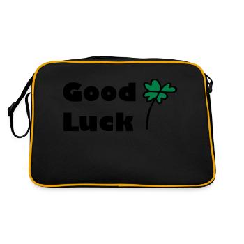 Bonne chance - Sac Retro - noir/or - Dos