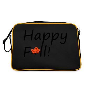 Bonne chute - Sac Retro - noir/or - Dos