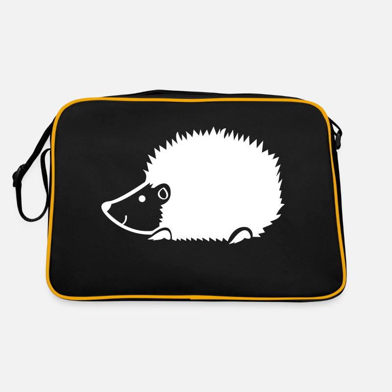 hérisson - Sac Retro - noir/or