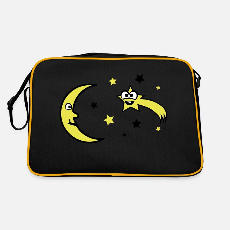 Lune et étoiles Sac Retro