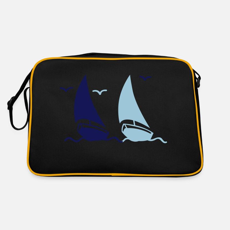 segelboote 02 Retro Tasche