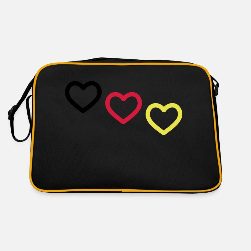 Germany Hearts Team Retro Bag