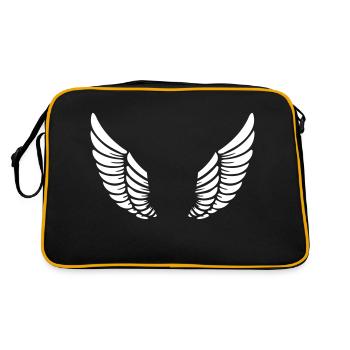 wing - Retro Bag - black/gold - Back