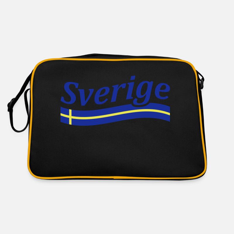 Drapeau de la Suède Sac Retro