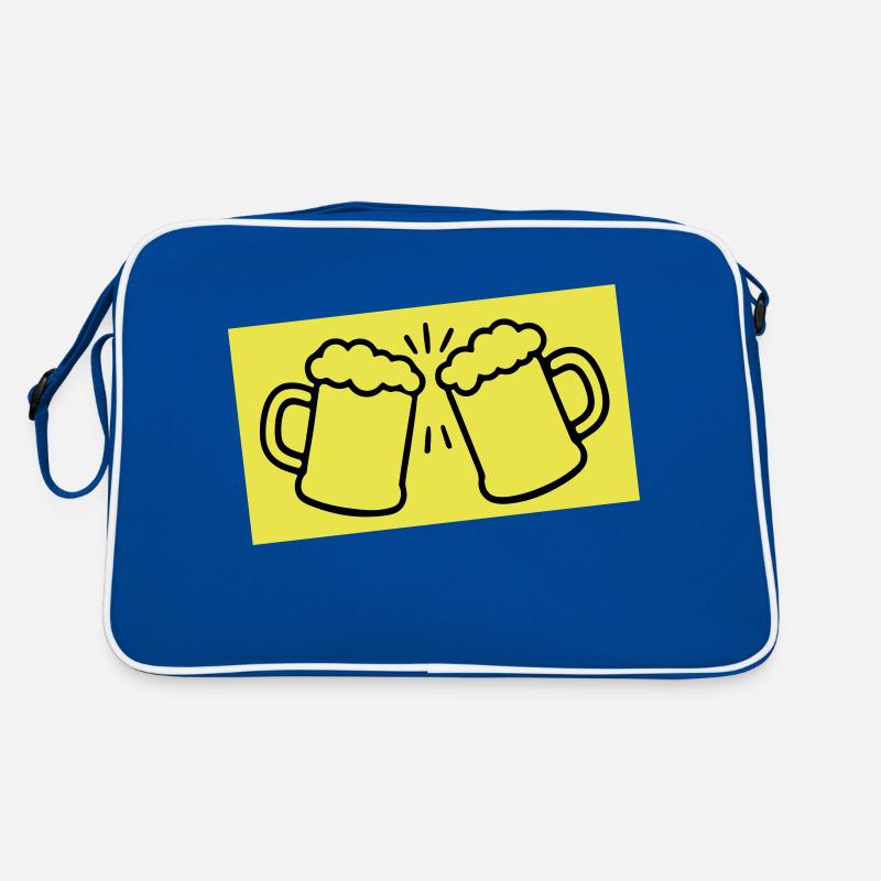Bierglas Bier Symbol Retro Tasche