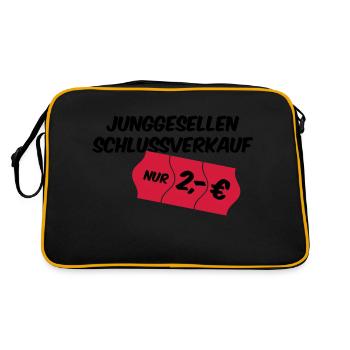 Bachelor - Retro Bag - black/gold - Back