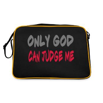 Only GOD - Retro Bag - black/gold - Back