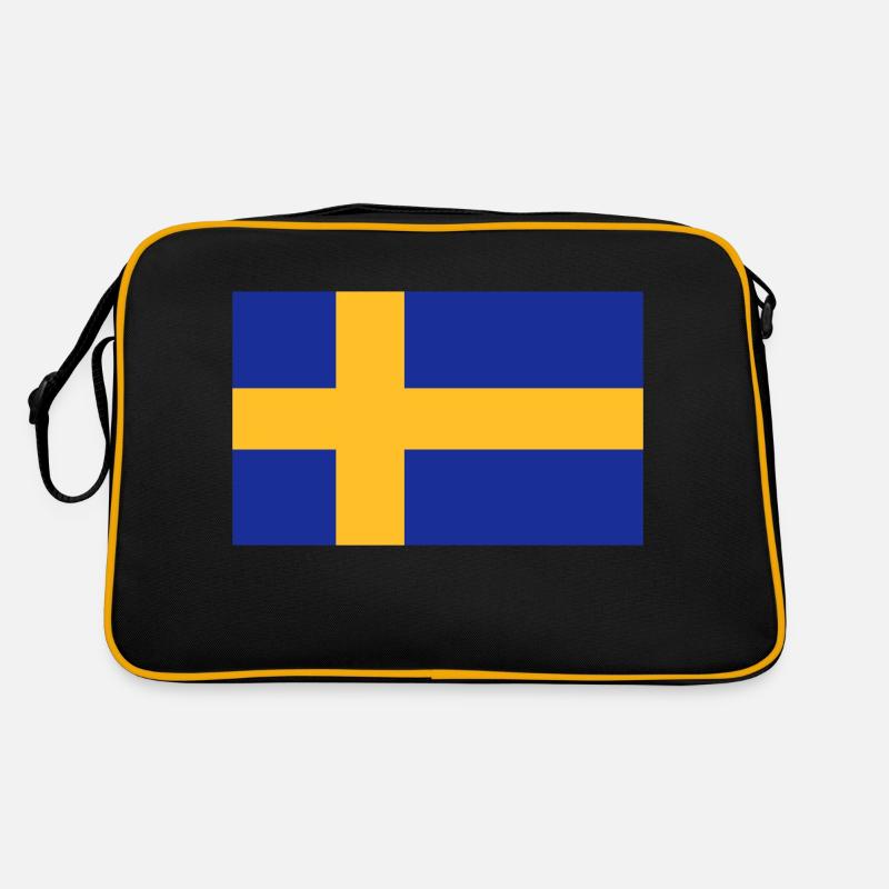 sweden flag Retro Tasche
