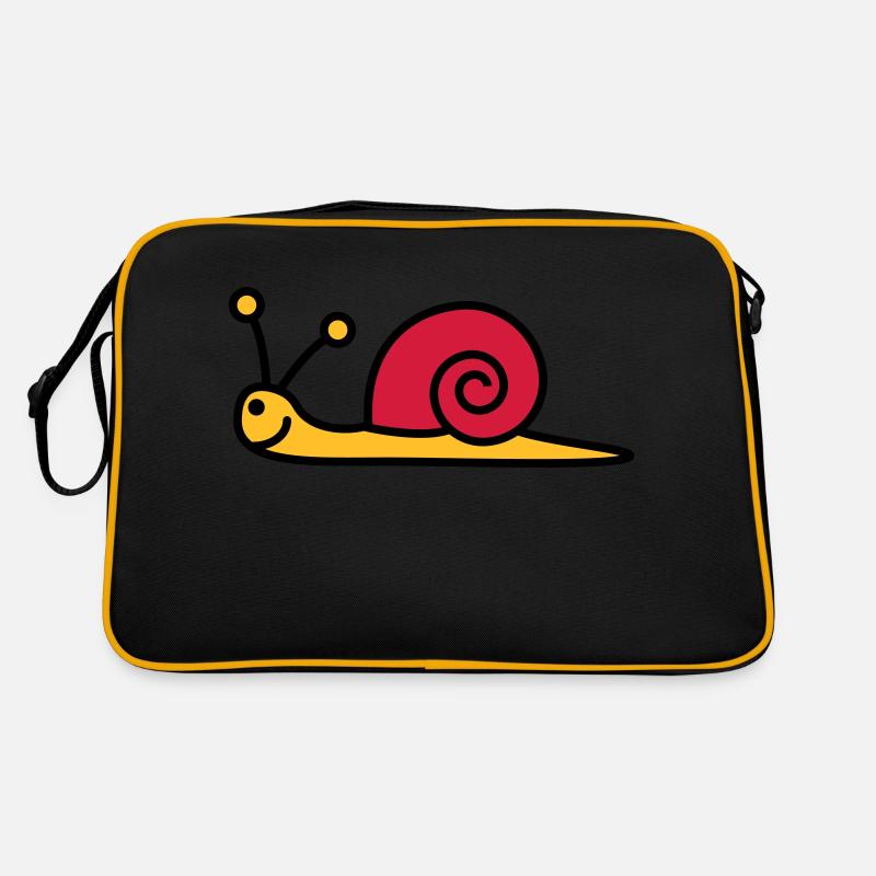 schnecke_3c - Sac Retro - noir/or