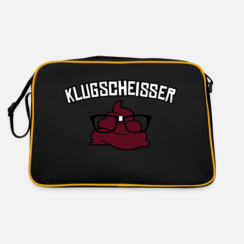 klugscheisser Retro Tasche