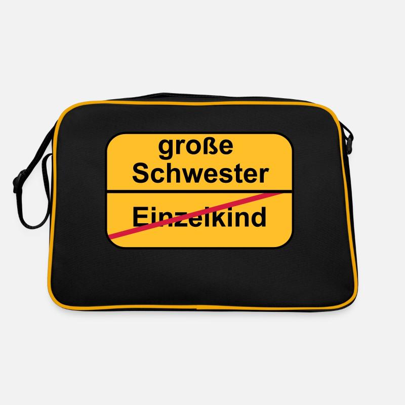 große Schwester Retro Tasche