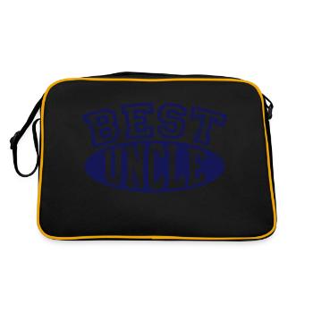 Meilleur oncle - Sac Retro - noir/or - Dos