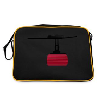 Téléphérique - Sac Retro - noir/or - Dos