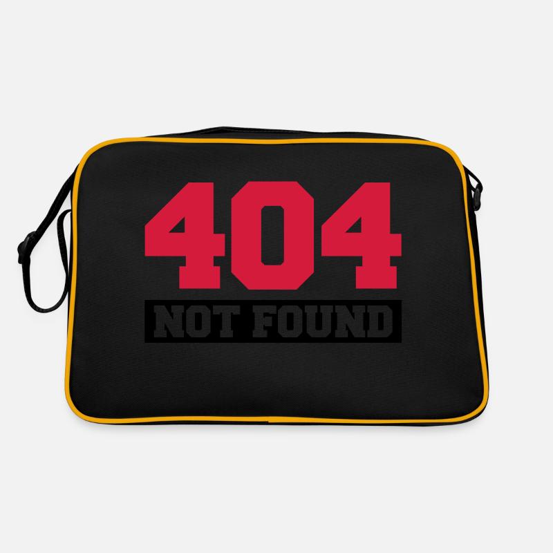404_not_found_t2 Retro Tasche