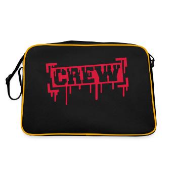 Crew Stamp - Sac Retro - noir/or - Dos