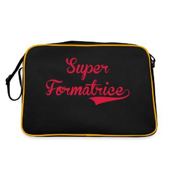 Formateur / Formatrice / Formation / Education - Sac Retro - noir/or - Dos