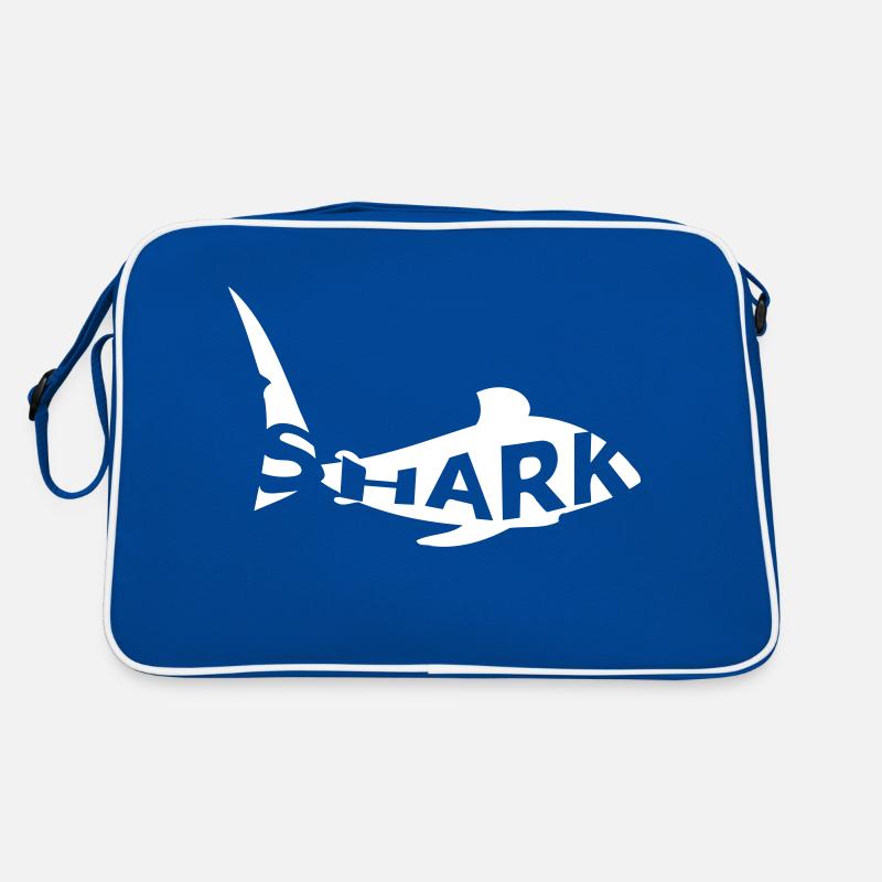 requins avec requin texte Sac Retro